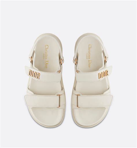 white dior sandals|realreal christian dior sandals.